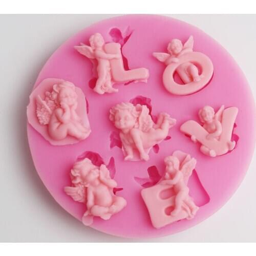 Luyou DIY "LOVE"Shaped 3D Silicone Cake Fondant Mold, Cake Decoration Tools, Soap, Candle Moulds FM1266