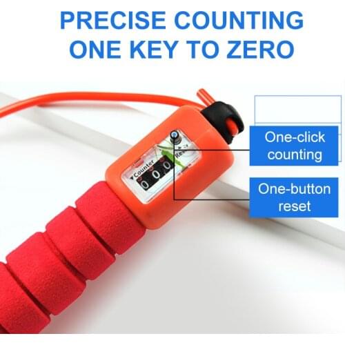 Jump Rope Tangle-Free Rapid Speed Jumping Rope Cable with Ball Bearings Steel Skipping Rope Gym Fitness Home Exercise Slim Body