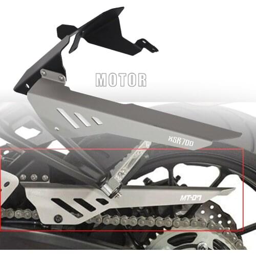 Chain Guard Chain Belt Cover Guard Protector Rear Fender 2017 XSR 700 XTribute 2018 2019 2020 2021 For YAMAHA XSR700 Motorcycle