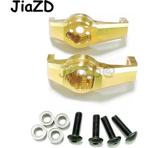 1Pair Heavy Duty Brass Front Hub Carrier for Traxxas TRX4 1/10 RC Crawler Counterweights RC Car Accessories T90