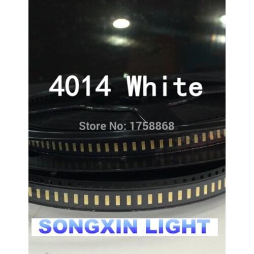 200PCS EVERLIGHT 4014 LED Backlight 0.2W SMD LED Diodes 3V Cool white 20LM LCD Backlight for TV NEW TV Application PLCC-4 4JIAO