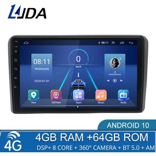 4G+64G DSP 2 din Android 10.0 4G NET Car Radio Multimedia Video Player for Audi A3 8P 2003-2012 S3 2006-2012 RS3 Sportback 2011