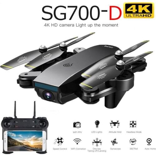 Drone Sg700d 4k Drone Hd Dual Camera Wifi Transmission Fpv Optical Flow Stable Height Quadcopter Rc Helicopter Drone Camera Dron