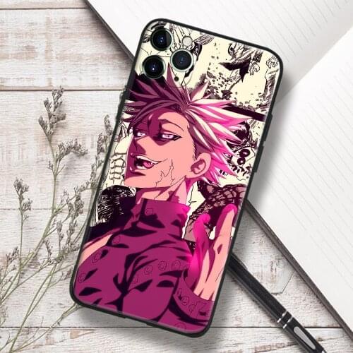 Ban The Seven Deadly Sins Anime Phone Case For IPhone 11 12 Mini Pro XS Max 6s X XR 6 7 8 Plus SE Soft TPU Glass Cover Shell