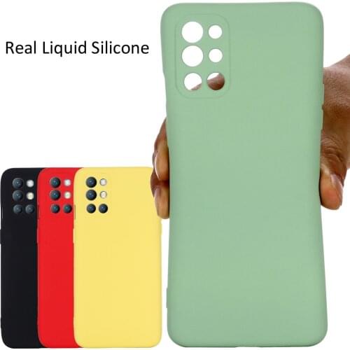 Liquid Silicone Case For Oneplus 9R Soft Protector Matte Cover