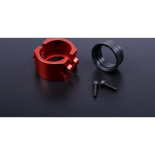 CNC precision machining all metal exhaust pipe clamp for SS resonance tube fits ROVAN ROFUN KM HPI BAJA 5B 5T 5SC
