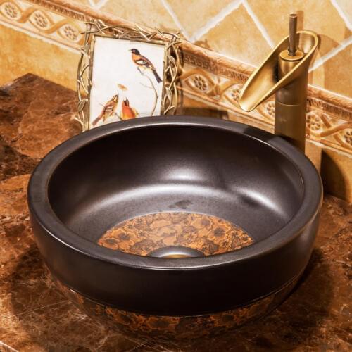 Europe style ceramic sink chinese washbasin sink Jingdezhen Art Counter Top antique ceramic wash basin bathroom sink