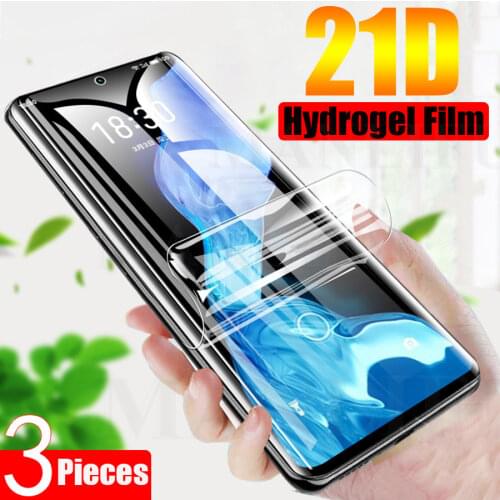 Full Cover Hydrogel Film For Moto G8 G9 G7 G6 G5 Z3 Z2 E5 E6 Play Plus Power TPU Screen Protector For Moto One Action Not Glass