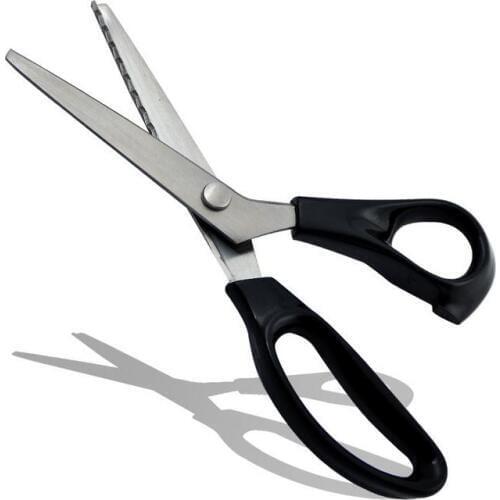 By DHL or EMS 50 pcs Stainless Steel Pinking Shears Scissors Scallop Cutter 5mm Sewing Decorative Craft