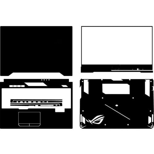 KH Laptop Carbon fiber Leather Sticker Skin Cover Protector for ASUS S5C 15.6-inch