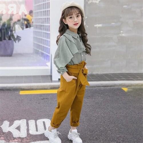 Girls Clothing Sets Summer Fashion sport set T-shirt+Casual pants 2Pcs sportswear kids costume Teen Girl Clothes 4 6 8 10 Years