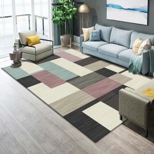 Printed Carpet Rug for Living Room Bedroom Washable Large Area Rugs Modern Print Floor Rug for Parlor Doormat Home