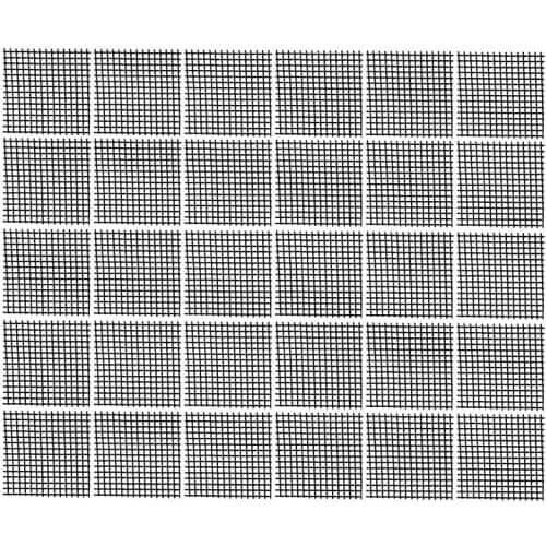 HOT 30Pcs Plastic Flower Pot Hole Mesh Pad Bonsai Bottom Grid Mat, 2 x 2Inches