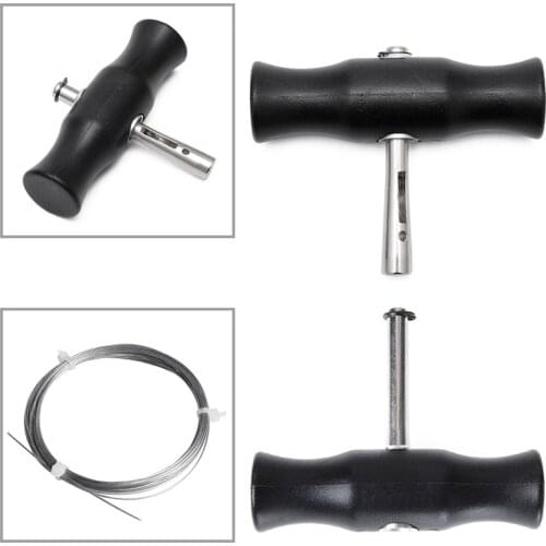 Car Windshield Removal Tool Windscreen Window Glass Cutting Wire + Handles Kit