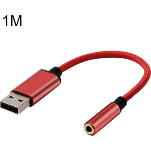 2021 New 0.2m/1m 2In1 USB to 3.5mm Cable USB Computer AUX Headphone Adapter Cable for App-le Be-ats Earphones
