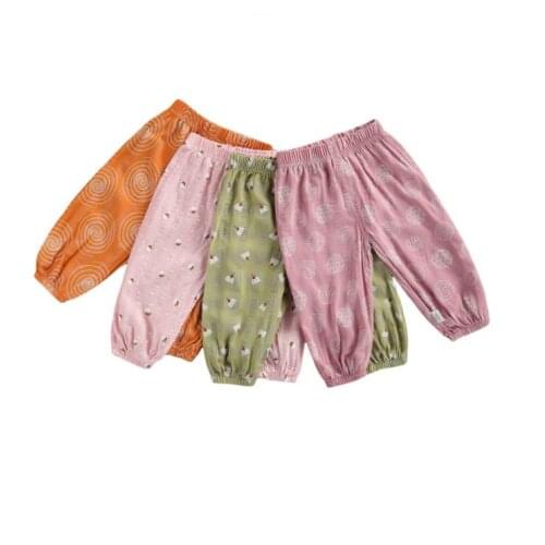New Baby Air Conditioning Lantern Pants Childrens Mosquito Pants Summer Cotton Pants Clothing Trousers