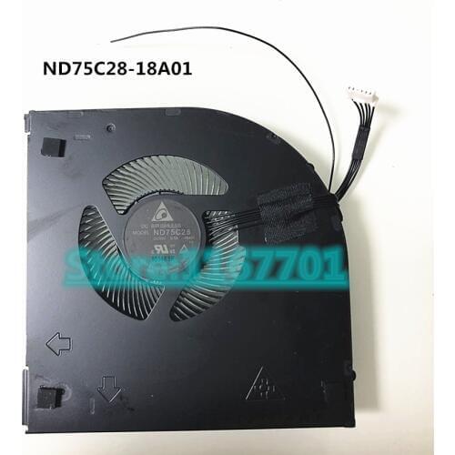 New Original Laptop/Notebook CPU/GPU cooling Fan for Lenovo thinkpad P72 Delta ND75C28-18A01 ND65C15-18A02