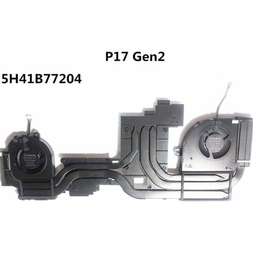 New Laptop CPU/GPU cooling Radiator Heatsink&Fan for Lenovo thinkpad P17 Gen2 N20E 5H41B77204 MG75091V1-C010-S9A -C020-S9A