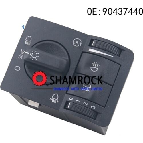 Headlight & Foglight Control Switch OEM 6240097/90437439/90437440 for OPEL VAUXHALL Astra G Zafira A Vectra B