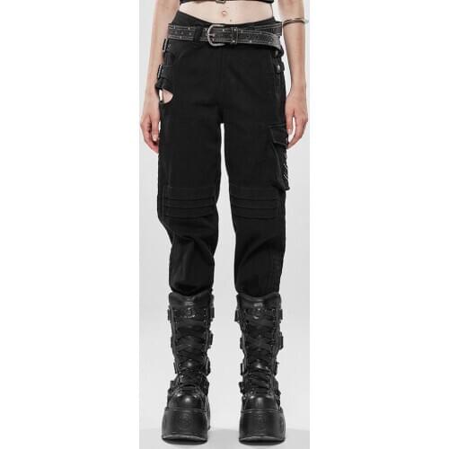 Женские свободные брюки PUNK RAVE China At AliExpress