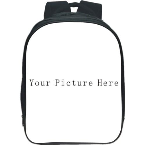 13 Inch Customize 3d Printed Your Logo Name Image Children School Bags Orthopedic Backpack Kids Boys Girls Catoon Bags