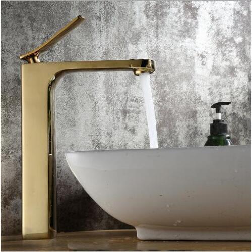 New arrival bathroom faucet Luxury high quality gold finished cold and hot bathroom sink faucet basin faucet,water tap mixer BM