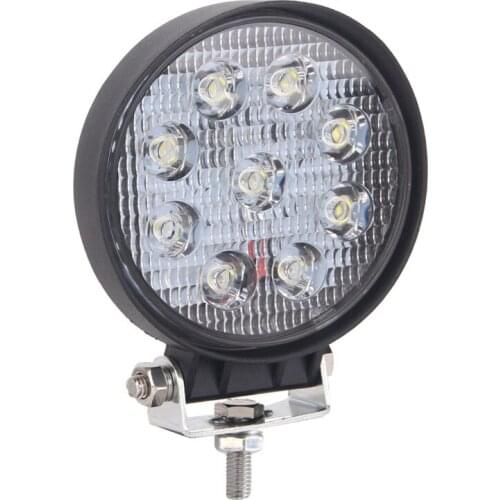4" Inch Led Work Light 27W Working Lamo 12V 24V 6500K Flood Spot Beam 4WD Trailer Lada 4x4 Offroad ATV Truck Tractor Boat