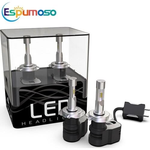 All-in-One Led Headlight T5 60W 10000LM H1 H3 H4 H7 H11 LED 9008 9007 9006 9005 HB3 HB4 Auto Fog Head Lamp Canbus 6000K 12V 24V