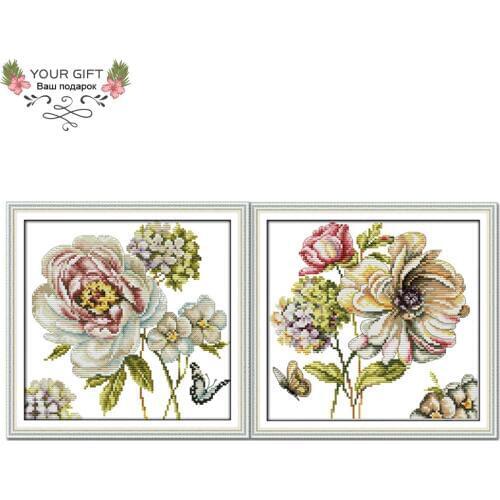 Your Gift H516(5)H517(6) 14CT 11CT Counted and Stamped Home Decor Needlework Needlepoint Embroidery DIY Cross Stitch kits