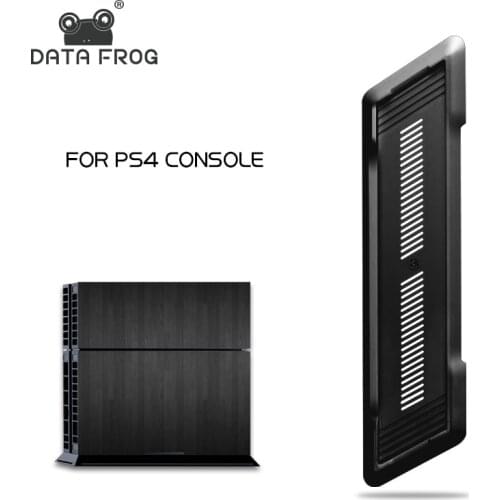 Data Frog Black Vertical Non-Slip Base Stand For Sony Playstation 4 Mount Holder For PS4 Console Accessories