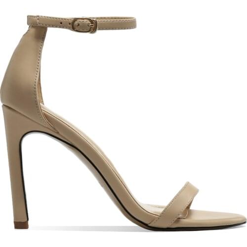 Womens Shoes 2020 Fashion Stiletto plus Size Buckle Strap European and American High Heels Summer Sandals for Women