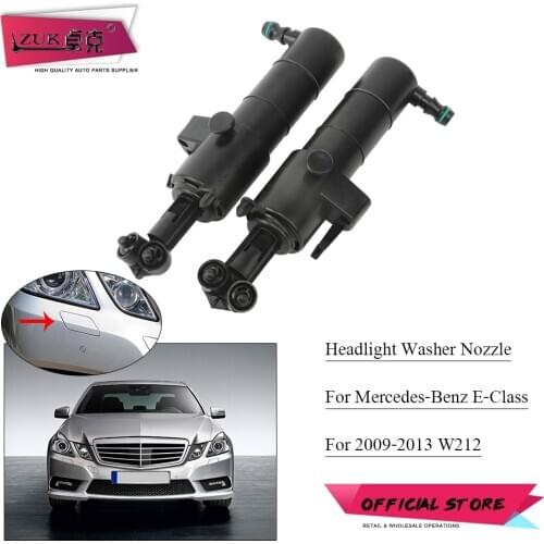 ZUK Headlamp Headlight Water Spray Nozzle Washer Actuator For MERCEDES BENZ E-CLass W212 2009-2013 For E200 E260 E300 E350 E400