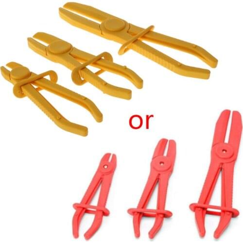 3Pcs/Set Flexible Hose Clamp Kit Line Pipe Pinch Off Plier Brake Fuel Water Line