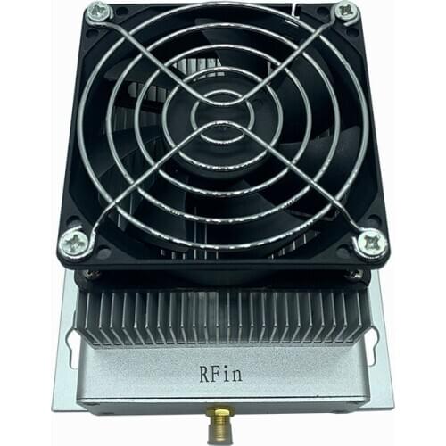 433MHZ 400-470MHZ UHF 80W UHF RF Radio Power Amplifier AMP DMR + heatsink + Fan