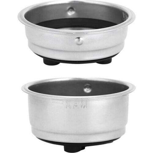 51mm Reusable Filter Basket Detachable Stainless Steel Coffee Filter Basket Strainer Coffee Machine Accessories For Home Office