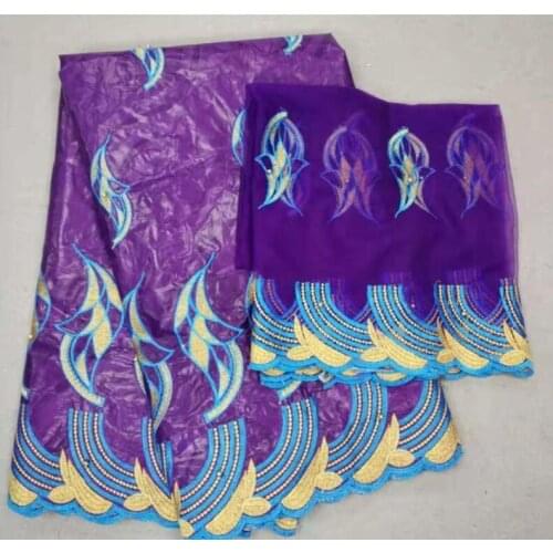 African lace fabric purple bazin riche brocade 2018 nouveau hot sale guinua brocade fabric highg quality lace 5+2yards/lot