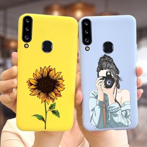 Pretty Girls Cover For Samsung A20s Case SM-A207F Soft Slim Fundas For Samsung Galaxy A20s A 20 s A207F Back Cover 6.5'' Bumper