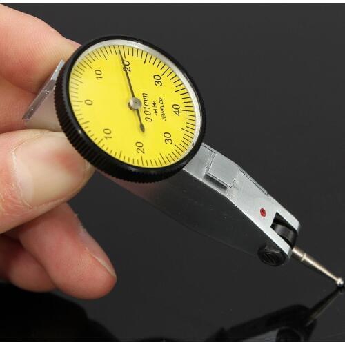 Dial Test Indicator Precision Metric with Dovetail rails Dial Indicator 0-0.8mm/0.01mm Dial Test Indicator Dial Test Gauge