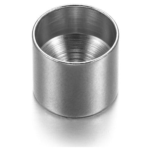 30/20pcs Fold Over Crimp Cord End Findings Leather Clasp Tip End Jewelry Connector For DIY Jewelry Making Supplies Bracelet Tool