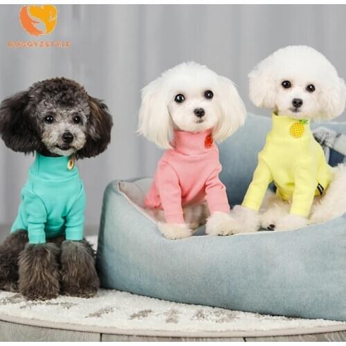 Cute Fruit Leisure Dog Clothes T Shirt Costume Yorkshire Chihuahua Puppy Pet Dog Clothing Spring Sports Cat Dog Shirt Vest