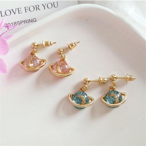 Fashion woman earrings Colorful star series earrings made of metal stud earrings fashion joker students earrings for women