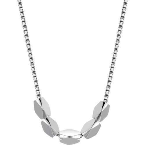 Wholesale Charms silver color women necklace jewelry lady fashion cute wedding necklace jewelry Christmas gifts LN058