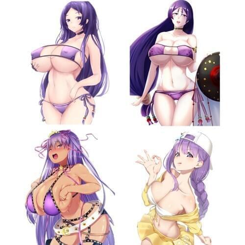 Three Ratels CDM247 Sexy Uniform Girl Funny Anime Vinyl Decal Waterproof Car Sticker Car-Styling