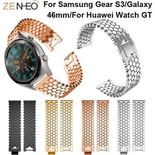 Watch band strap for Samsung Gear S3 Frontier Classic Wrist band For Huawei Watch GT Straps Bracelet watchband belt Accessories