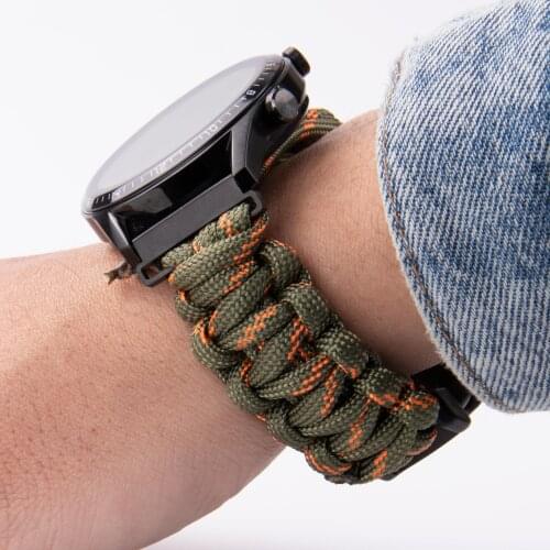 22MM Woven Nylon Smart Band Strap for Huawei GT2 Pro Huawei Watch GT 2e Watch Band Bracelet for Huawei gt2e gt2 Watch Strap Belt