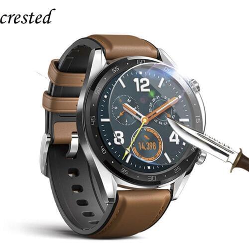 Huawei Watch GT Glass Anti-Explosion Anti-Scratch 9H HD film Screen Protector For Huawei Watch GT Active/Elegant Accessories