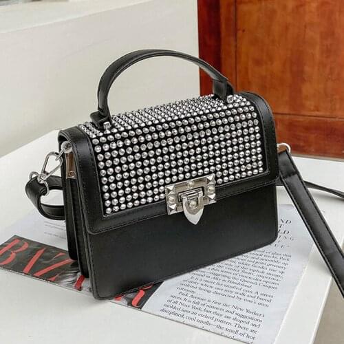 Crossbody Bags For Women Silver Diamonds Portable Bag Evening Clutch Purse Women Mini Shoulder Bag Female Clutches Pouch