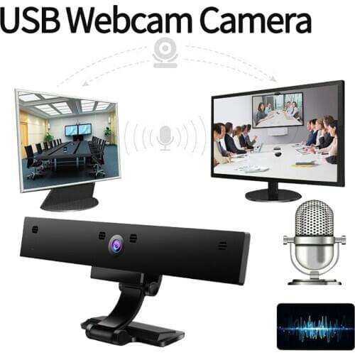 1080P HD Web Camera USB2.0 Webcam Built-in Sound Absorption Microphone With LED Compatibility For PC Computer Desktop 2021