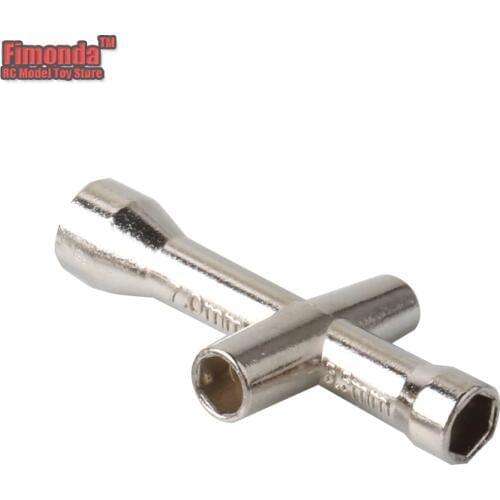 Fimonda 3 piece/1 piece 4/5 / 5.5 / 7 mm wrench M4 RC car HSP 80132 cross wrench sleeve for model car HSP wheel tools parts