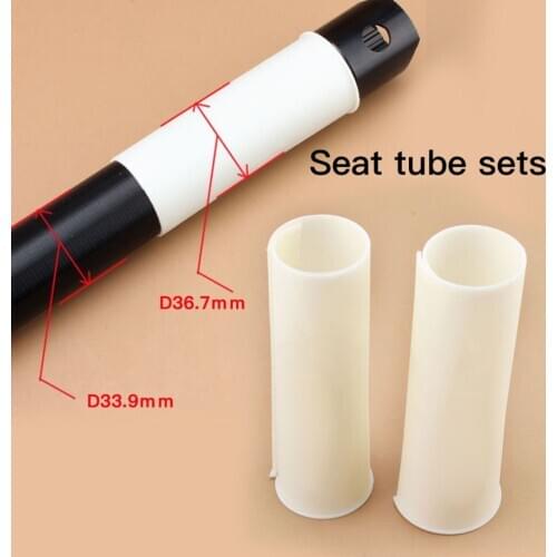 Bicycle Seatpost Protective Cover 33.9mm Foldable Bicycle Seat Tube Reducing Sleeve Adapter Cycling Equipment Accessories